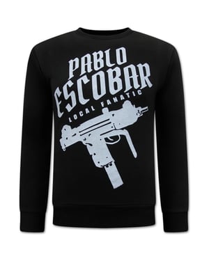 Local Fanatic Pablo escobar uzi opdruk sweater