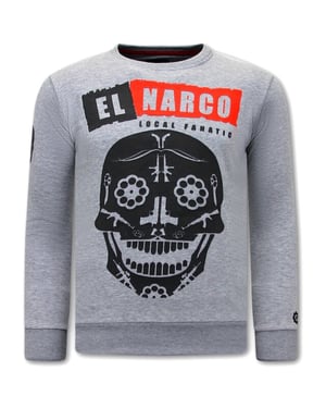 Local Fanatic Sweater met print el narco