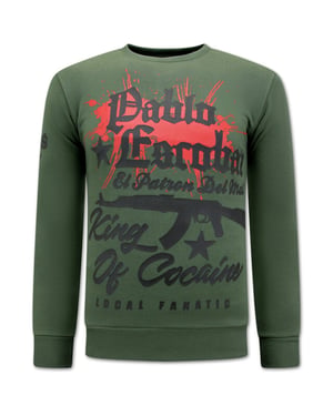 Local Fanatic The king of cocaine sweater