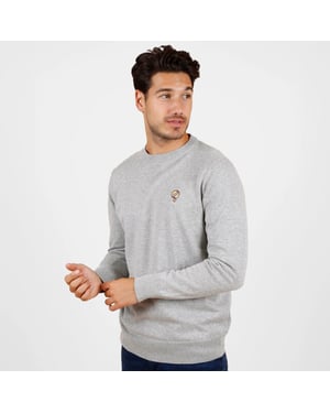 Q1905 Trui felland midden melange
