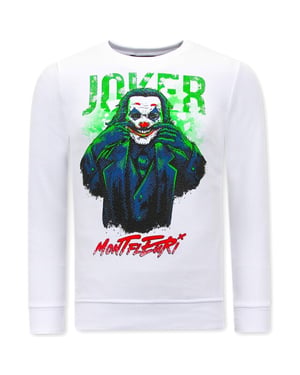 Tony Backer Sweater met print joker