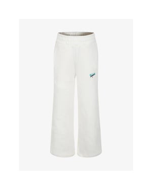 Msgm Meisjes flared broek creme