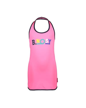 B.Nosy Girls dumbbell dress with dot aop and chest -