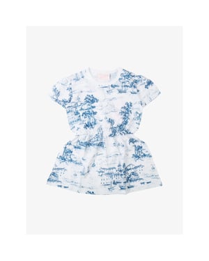 MC Saint Barth Meisjes jurk leila st tropez toile