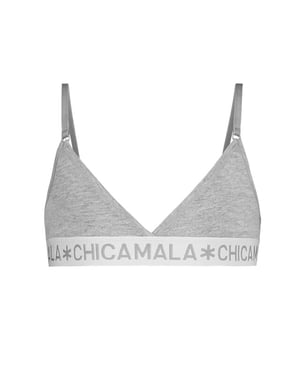 Muchachomalo Meisjes 1-pack triangle top effen