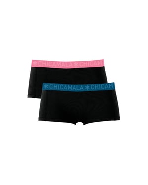 Muchachomalo Meisjes 2-pack boxershorts effen