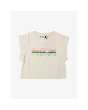 Msgm Meisjes t-shirt cream