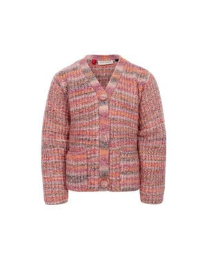 Looxs Revolution Meisjes vest gebreid multi streep