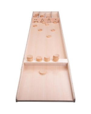 Longfield Games Longfield sjoelbak deluxe advanced incl 30 sjoelstenen wedstrijdsjoelbak 200cm light finish