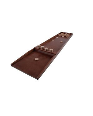 Longfield Games Longfield sjoelbak wedstrijd luxe 200x41 cm incl. stenen homas alternatief