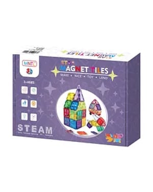 MNTL Magnetic tiles magnetische tegels rainbow sterren 42 stuks
