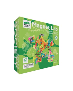 MNTL Magnetische knikkerbaan set kleurrijk 101-delig
