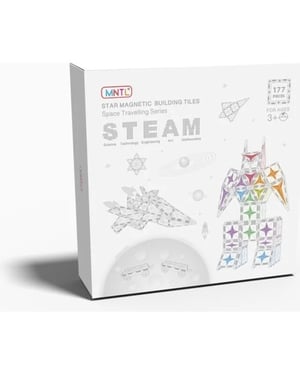 MNTL Magnetische tegels ruimtereisserie 177-delig classic