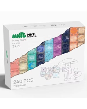 MNTL Sterrennacht magneet speelgoed 240 stuks