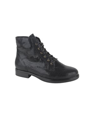 Durea 9832.839.1839-m dames veterboots gekleed