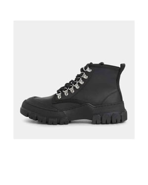 Garment Project Twig high gpw2395 999 black rubberized leather