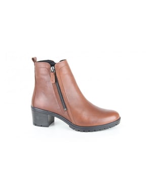 Sens Fiona 03 cognac dames enkellaarzen gekleed