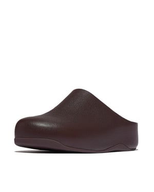 FitFlop Shuv tumbled-leather clogs