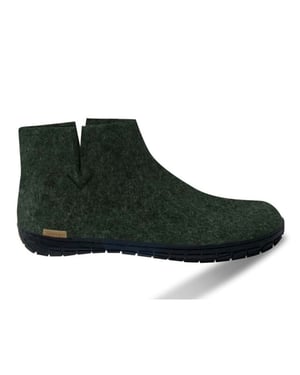Glerups Low boot natural rubber sole gr02 09-forest