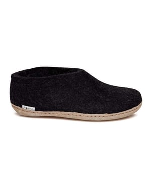 Glerups Shoe leather sole a 02-charcoal