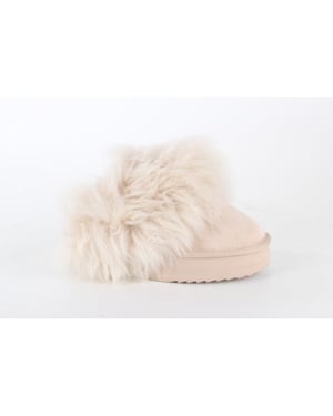 Warmbat Wagga plateau blush dames pantoffel (open hiel)