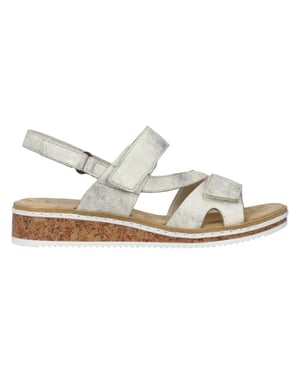 Rieker V3666-60 beige gold