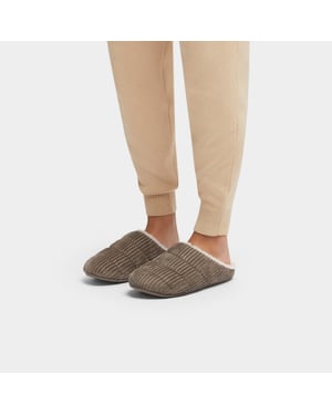 FitFlop Chrissie fleece-lined corduroy slippers