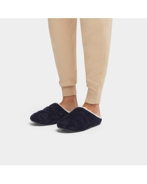 FitFlop Chrissie fleece-lined corduroy slippers