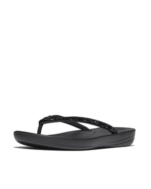 FitFlop Iqushion multi-crystal ergonomic flip-flops