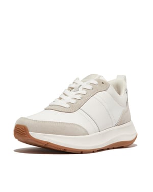 FitFlop F-mode flow sneaker nylon & suede mix