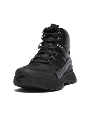 FitFlop Neo-d-hyker leather-mix outdoor boots
