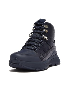 FitFlop Neo-d-hyker leather-mix outdoor boots