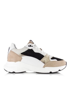 Maruti Raven suede black lage sneakers dames