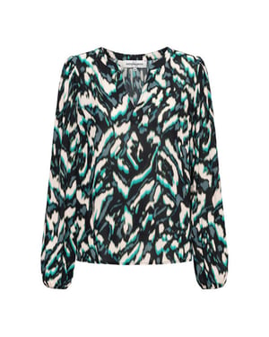&Co Woman &co women blouse emily mineral green multi