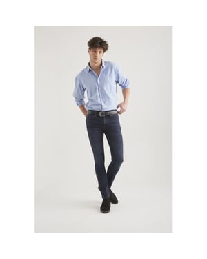 Cup of Joe Leo heren slim-fit jeans blue black
