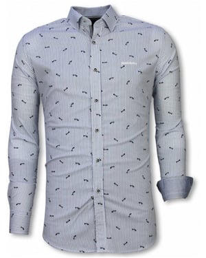 Tony Backer E overhemden slim fit