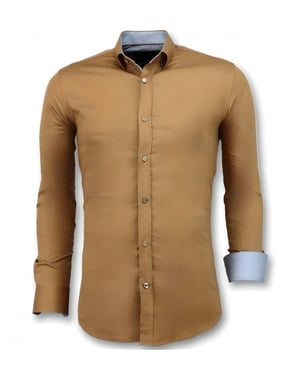 Tony Backer E overhemden slim fit
