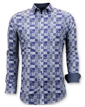 Tony Backer Trendy overhemden digitale print
