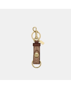 Trigger Snap Bag Charm In Signature Canvas