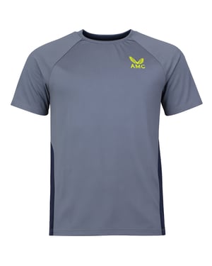 Castore AMC Performance Mens Blue Tennis T-Shirt