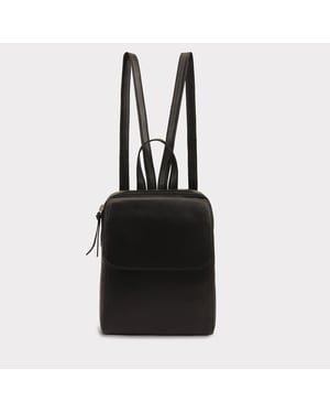 Farit Leather Backpack in Black