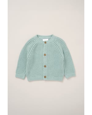 Cardigan with Embroidery Back Detail