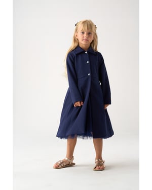 Jacquard Star Jacket and Sequin Dress Set