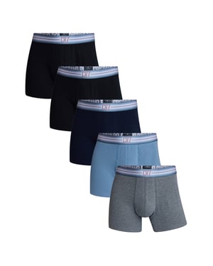 CR7 Cristiano Ronaldo Herrar herrar Dricka Stretch & Resväska i bomull 5-Pack Kalsonger, Underkläder, Boxershorts