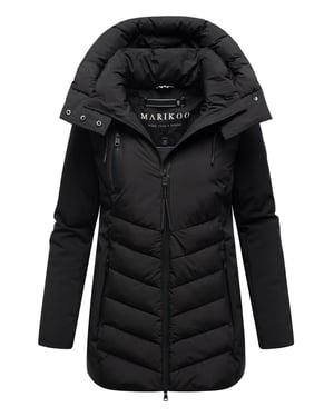 Marikoo dames winterjas Tivaa XVI met softshell & afneembare capuchon