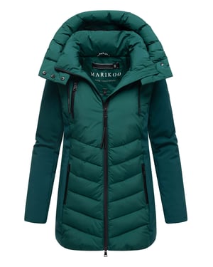 Marikoo dames winterjas Tivaa XVI met softshell & afneembare capuchon