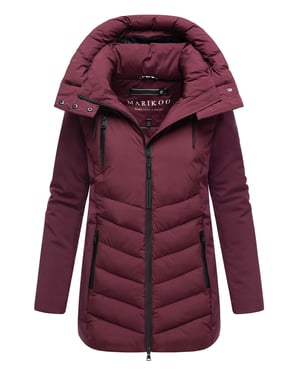 Marikoo dames winterjas Tivaa XVI met softshell & afneembare capuchon