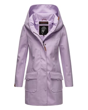 Marikoo dames softshelljas – Mayleen, waterafstotend met capuchon