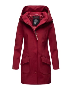 Marikoo dames softshelljas – Mayleen, waterafstotend met capuchon