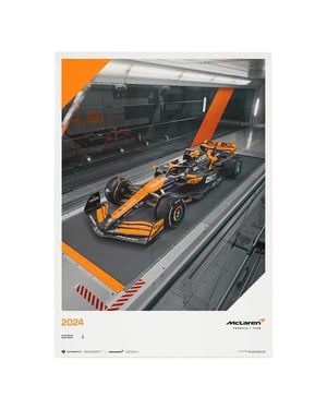 Castore 50x70cm McLaren Formula 1 Team MCL38 Poster